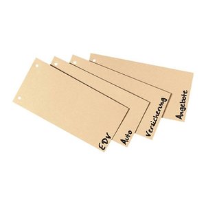 Trennstreifen chamois, 250 g/qm Karton 24,0 x 10,5 cm, 200 St.