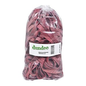 dundee Gummibänder rot 1,0 cm, Ø 13,0 cm, 500,0 g