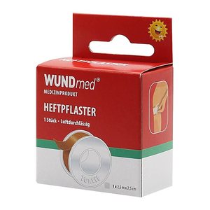 WUNDmed® Heftpflaster 02-082 beige 2,5 cm x 2,5 m, 1 St.