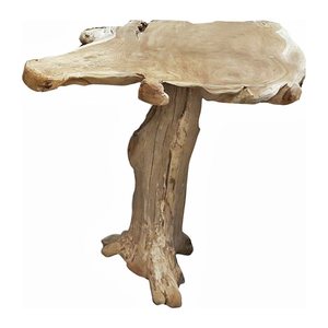 Garden Pleasure SURGA Stehtisch Wurzelteak natur 60,0/75,0 x 90,0/100,0 x 102,0 cm, 1 St.