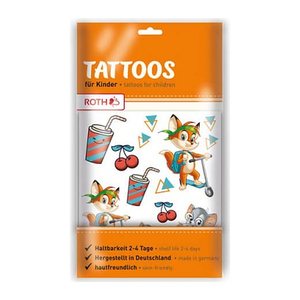 ROTH Klebetattoo Fredo & Fitzi verschiedene Motive, 32 Etiketten