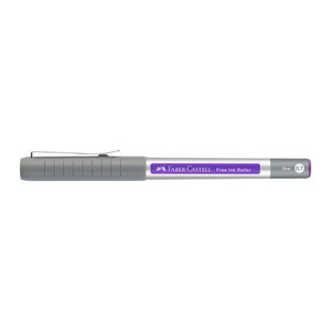 FABER-CASTELL Free Ink Tintenroller grau 0,4 mm, Schreibfarbe: violett, 1 St.