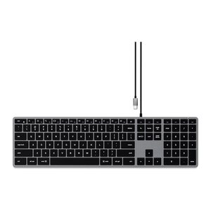 SATECHI SLIM W3 Tastatur kabelgebunden grau, silber