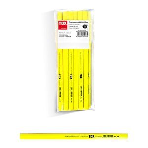 TOX Zimmermannsbleistift HB neongelb, 12 St.