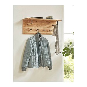 HAKU Möbel Wandgarderobe 22359 braun Holz 4 Haken 80,0 x 30,0 cm, 1 St.