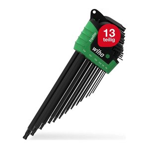 Wiha Torx-Schlüsselsatz TORX® Kugelkopf 43847 13-tlg.