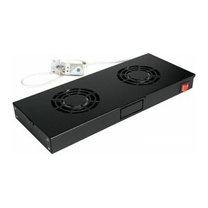 Equip 19" Lüfter für Serverschränke/2xLüfter 1U RAL9005