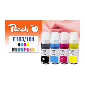 Peach Patrone Epson 103/104 MultiPack bk,c,m,y remanufactured