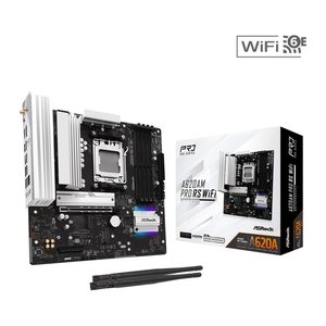 ASRock A620AM Pro RS WiFi AM5 mATX HDMI/DP DDR5 retail