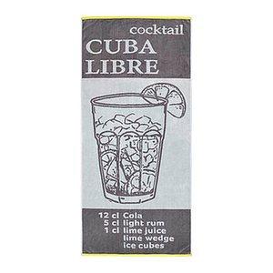 Dyckhoff Strandtuch CUBA LIBRE grau 80,0 x 180,0 cm