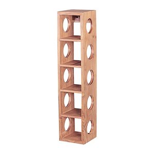 WOHNLING Weinregal akazie 15,0 x 15,0 x 70,0 cm, 1 St.