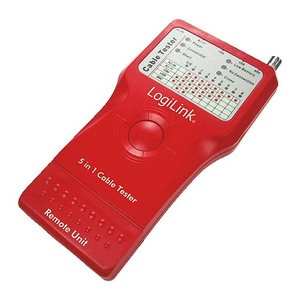Logilink Kabeltester 5in1 RJ45/RJ11/USB/BNC/IEEE1394 Stecker