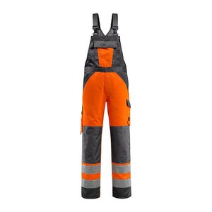MASCOT® unisex Warnschutz-Latzhose Gosford orange, dunkelanthrazit Größe 60