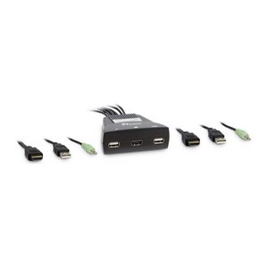 Inter-Tech KVM Switch LS-21HA HDMI, 2 Port, Kunststoff retail