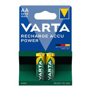 VARTA Akkus RECHARGE ACCU Power Ni-MH Mignon AA 2.600 mAh, 2 St.