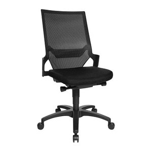 Topstar Bürostuhl Autosynchron®-1, AU1000 T20 Stoff schwarz, Gestell schwarz