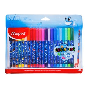 maped Ocean Life Filzstifte farbsortiert, 24 St.