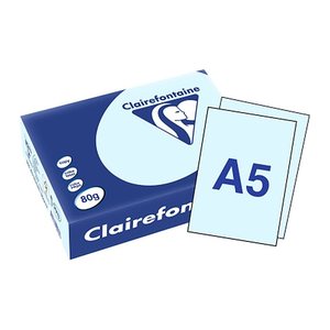 Clairefontaine Kopierpapier Trophée hellblau DIN A5 80 g/qm 500 Blatt