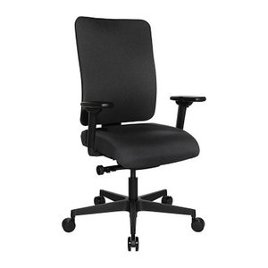 Topstar Bürostuhl Sitness Open X (P) Deluxe, OX600TW2 T22 Stoff anthrazit, Gestell schwarz