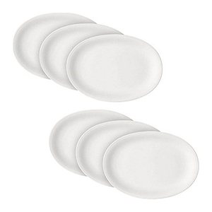 BAUSCHER Servierplatten smart weiß 29,0 x 20,0 cm, 6 St.
