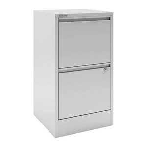 BISLEY Home Hängeregistraturschrank lichtgrau 2 Schubladen 41,3 x 40,0 x 67,2 cm, 1 St.