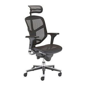 Nowy Styl Bürostuhl Enjoy Stoff schwarz, Gestell chrom