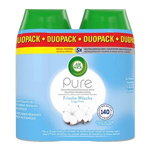 AIRWICK Raumduft-Nachfüller Freshmatic Max pure FRISCHE WÄSCHE frisch 250,0 ml, 2 St.