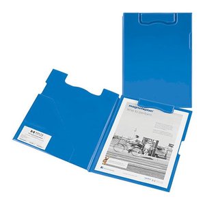magnetoplan Klemmbrettmappe 1131603 DIN A4 blau Kunststoff, 1 St.
