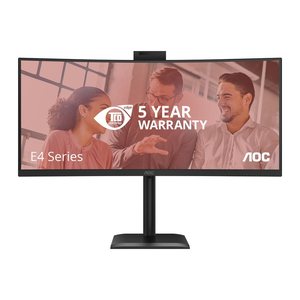 AOC 86,3cm (34") CU34E4CW 21:09 2xHDMI+DP+USB-C+Webc.Curv.