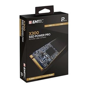 Emtec SSD M.2 NVMe PCIe 3.0 X300 2TB Intern retail