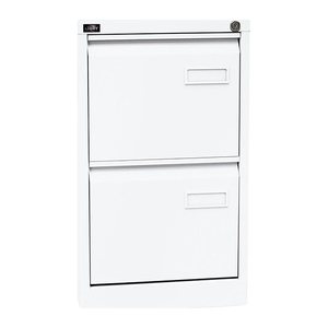 BISLEY LIGHT Hängeregistraturschrank verkehrsweiß 2 Schubladen 41,3 x 62,2 x 71,1 cm, 1 St.
