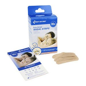 FIRST AID ONLY® Nasenpflaster Schnarchen P-10075 00 braun, 80 St.