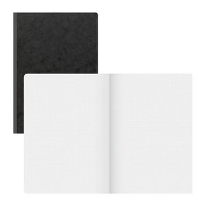 BRUNNEN Notizbuch FACT!plus DIN A4 punktkariert, schwarz Softcover 192 Seiten, 1 St.