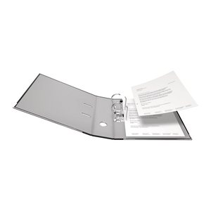 FALKEN Color Ordner schwarz Kunststoff 8,0 cm DIN A4, 1 St.