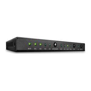 LINDY 4 Port HDMI 2.0 18G Switch mit Audio