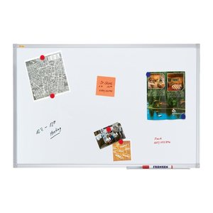 FRANKEN Whiteboard X-tra!Line SC3104 200,0 x 100,0 cm weiß lackierter Stahl