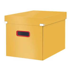 LEITZ Click & Store Cosy Aufbewahrungsbox 32,5 l gelb 32,0 x 36,0 x 31,0 cm, 1 St.