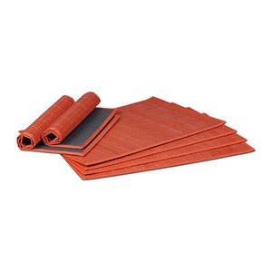 relaxdays Platzset rot 30,0 x 45,0 cm, 6 St.
