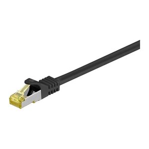 goobay RJ-45 Netzwerkkabel 0,25 m schwarz bis zu 10,00 Gbit/Sek. bis zu 500 MHz, 1 St.