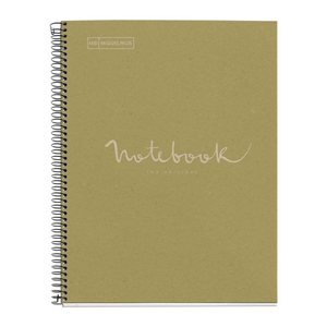 MIQUELRIUS Collegeblock Eco Emotions 1 liniert DIN A4 Innenrand, 1 St.