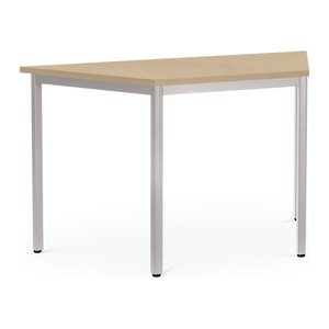 Mehrzwecktisch Trapez – Gestell in Weißaluminium (1400 x 700 x 750 mm)