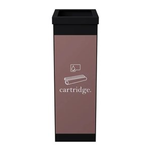 PAPERFLOW Mülleimer 60,0 l schwarz, braun, 1 St.