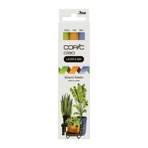 COPIC® Ciao Botanic Palette Layoutmarker-Set farbsortiert 1,0 + 6,0 mm, 3 St.