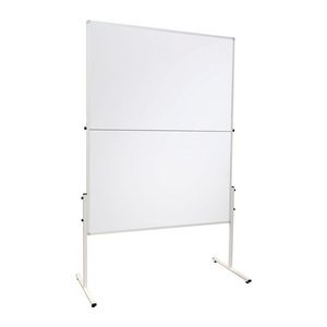 FRANKEN Moderationswand U-Act!Line® klappbar 120,0 x 150,0 cm weiß