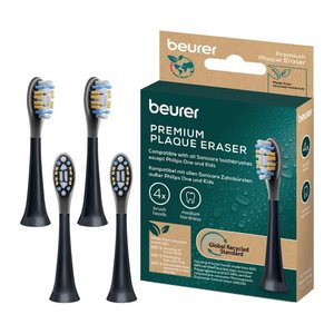 beurer SC Premium Plaque Eraser Zahnbürstenaufsätze, 4 St.