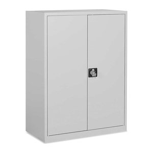 Aktenschrank aus Stahl – 920 x 420 (3 OH) – Korpus in Lichtgrau (Türen Lichtgrau)