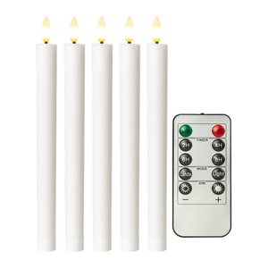 goobay LED-Kerzen weiß, 5 St.