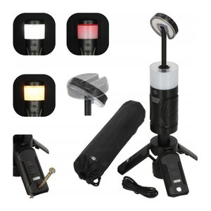 brennenstuhl UL 400 AT LED Campinglampe schwarz, 400 Lumen, 1 St.