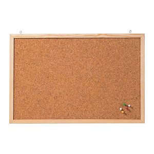 FRANKEN Pinnwand 80,0 x 60,0 cm Kork braun