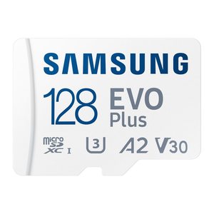 SAMSUNG Speicherkarte microSD EVO PLUS (2024), 128 GB, 1 St.